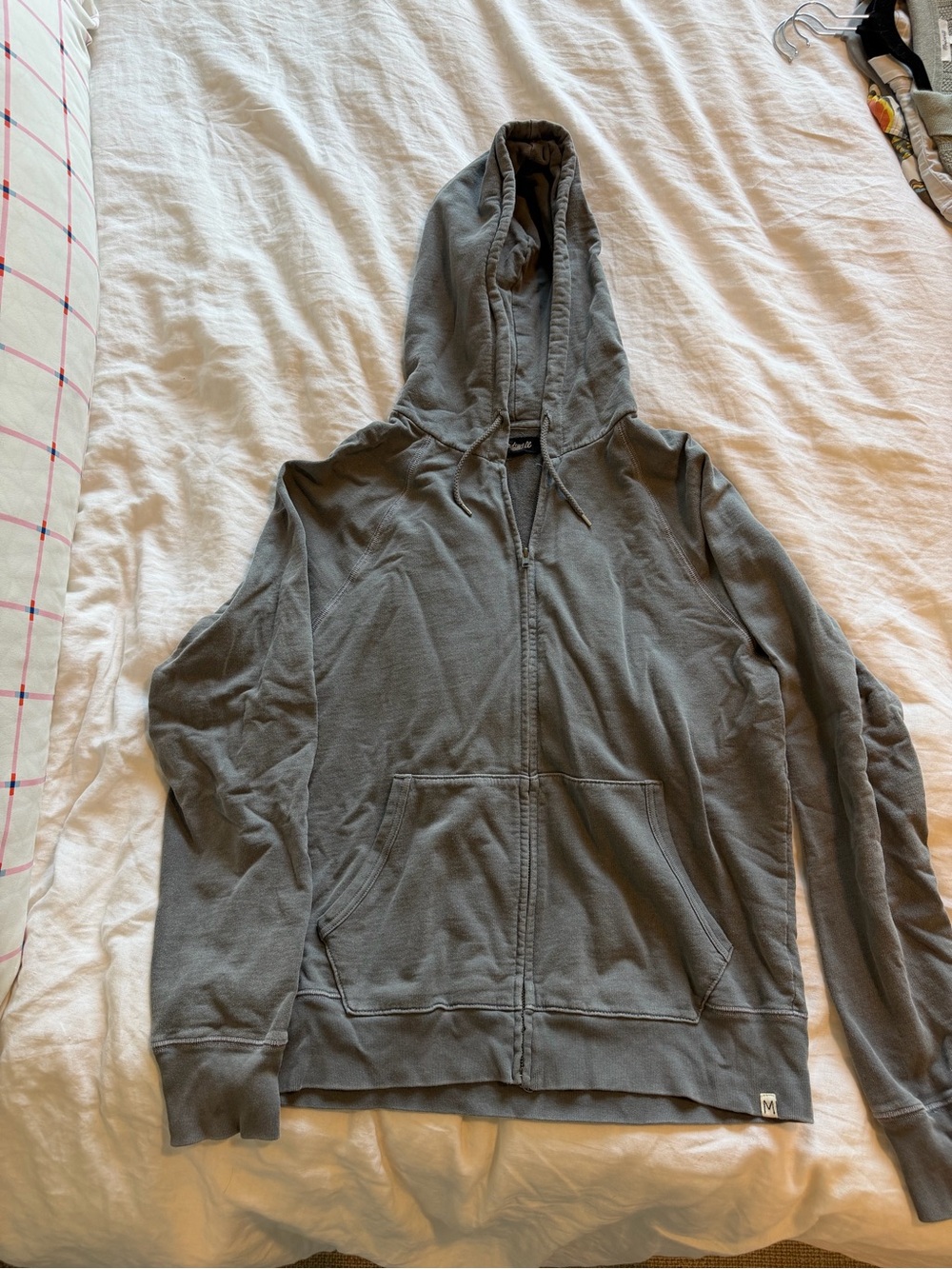 Men's Gray Zip-Up Hoodie - Madewell